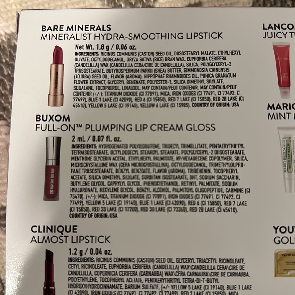NEW The Best of Lips (6 Favorites for the Perfect Pout) Gift Set - Picture 5 of 8